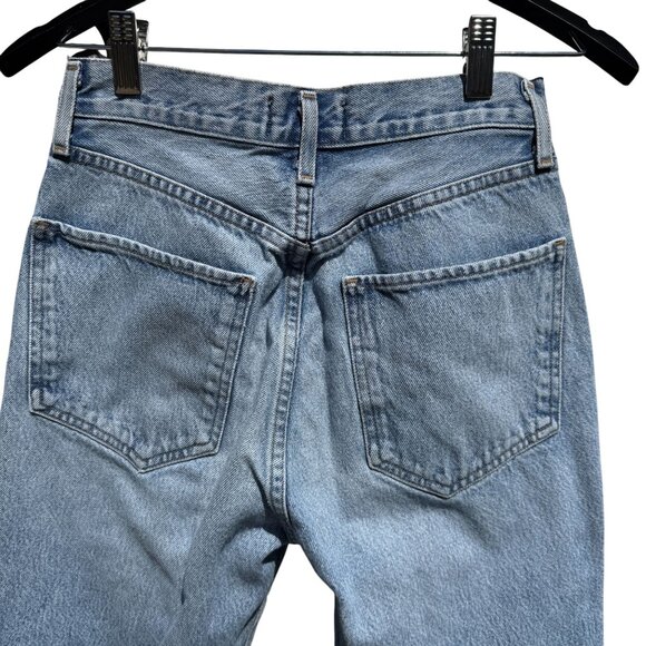 AGOLDE Riley High Rise Straight Crop in Zephyr Style A056D-811, Size 25 - Picture 12 of 15